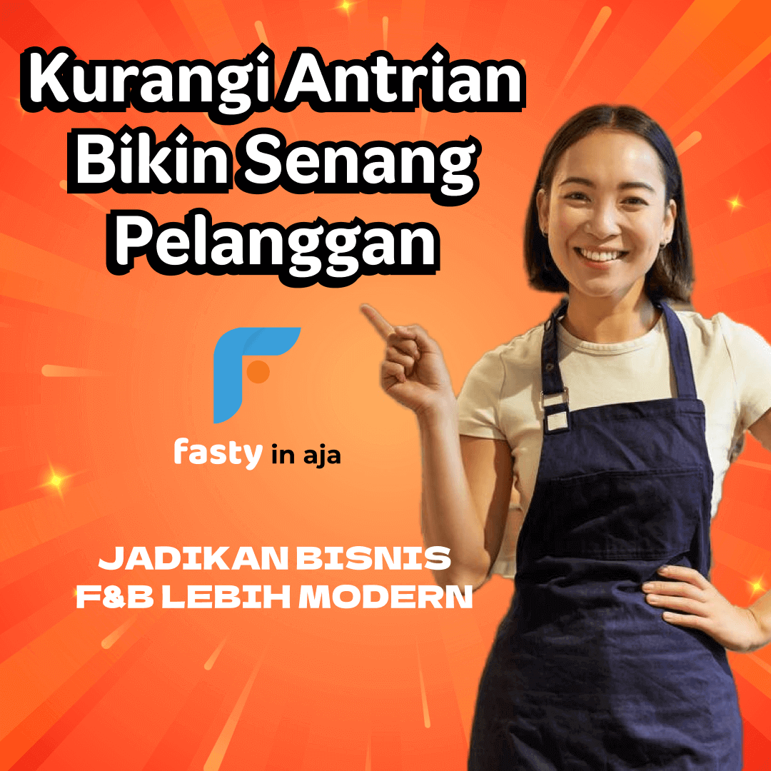 Fasty POS cafe, resto gratis QRIS